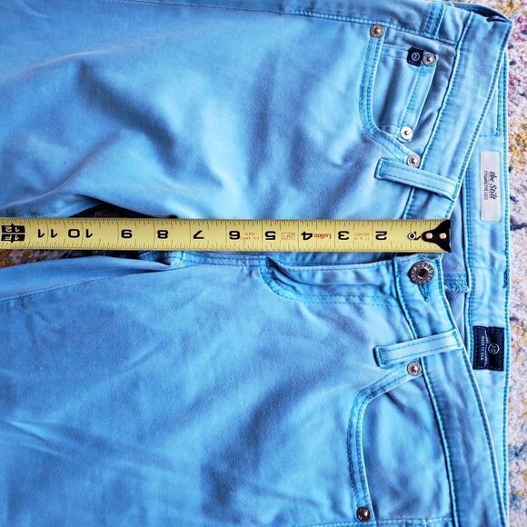 AG Adriano Goldschmied the Stilt Cigarette Leg Blue Jeans Size 27R - Picture 13 of 13